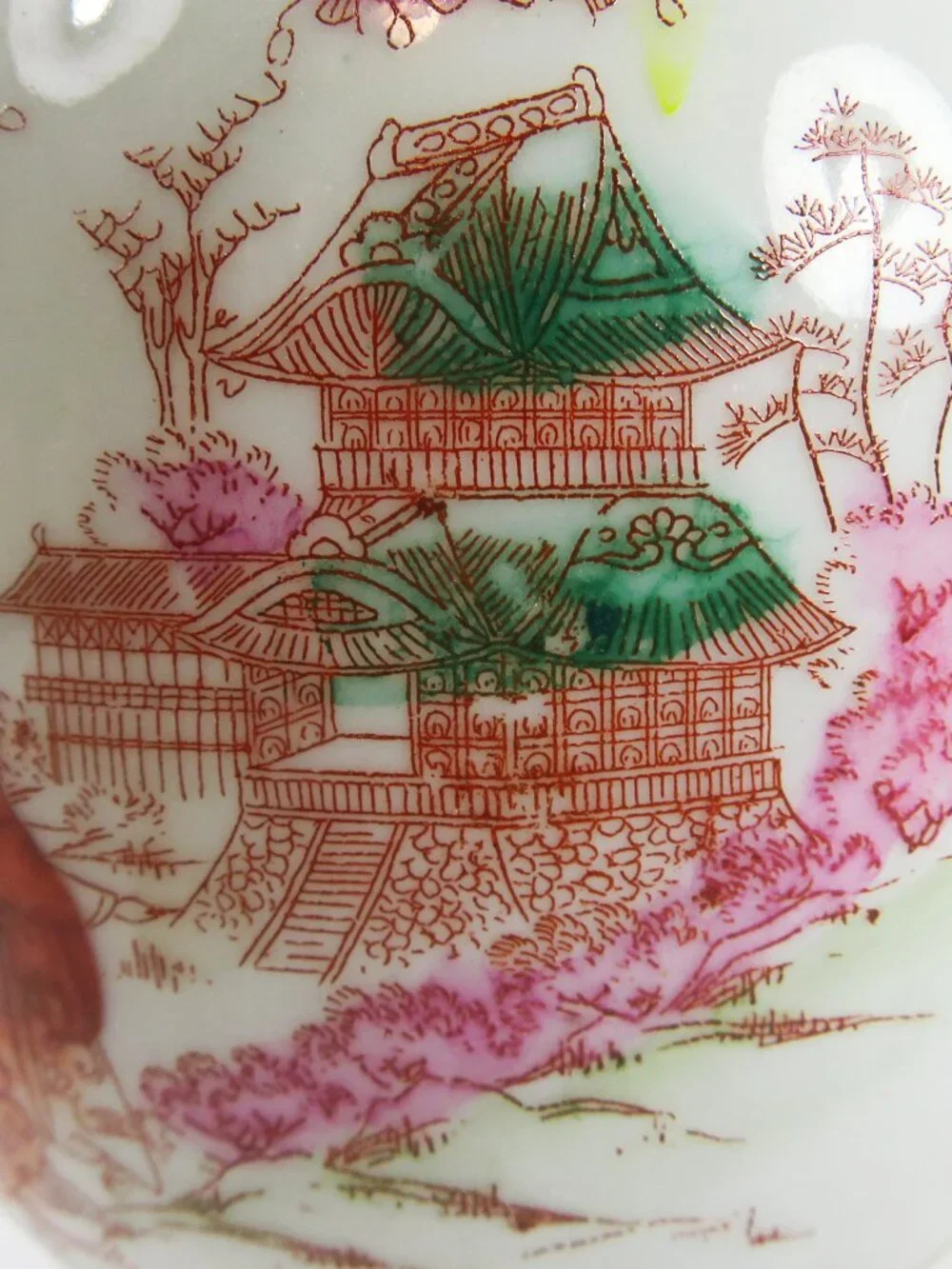 Vintage Hand Painted Japan Floral 5.5